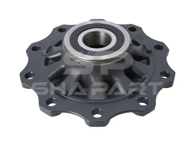 10.30431 Wheel hub, with bearing, d1: 120 mm, d2: 147 mm, D: 380 mm, 10 bores, b: 22 mm, H: 145.5 mm