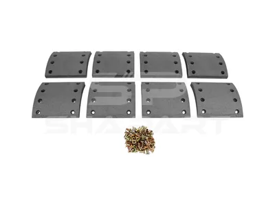 10.33005 Drum brake lining kit, axle kit, W: 180 mm, S: 20.5 mm