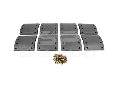 10.33012 Drum brake lining kit, axle kit - oversize, W: 200 mm, S: 21.6 mm