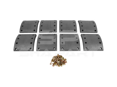 10.33014 Drum brake lining kit, axle kit - oversize, W: 180 mm, S: 20.9 mm