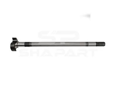 10.33105 Brake camshaft, left, D: 38 mm, L1: 704 mm, L3: 659 mm, 10 teeth