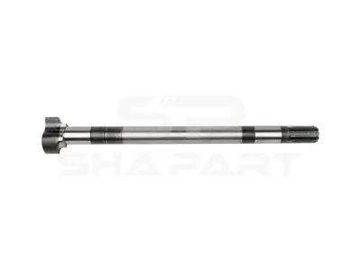 10.33114 Brake camshaft, left, D: 38 mm, L1: 569.5 mm, L3: 525 mm, 10 teeth