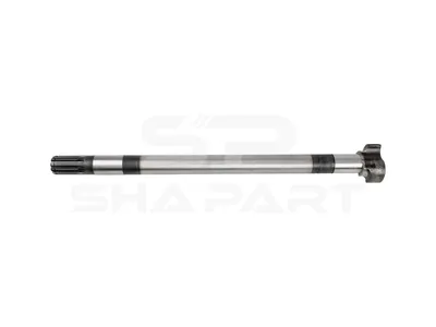 10.33117 Brake camshaft, right, D: 38 mm, L1: 629.5 mm, L3: 585 mm, 10 teeth