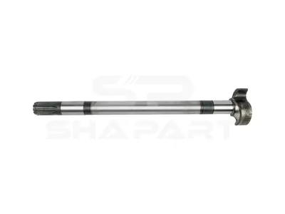 10.33119 Brake camshaft, right, D: 38 mm, L1: 575.2 mm, L3: 530.2 mm, 10 teeth