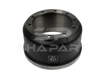 10.33204 Brake drum, D: 420 mm, 10 bores, b: 23 mm, P: 335 mm, d: 300 mm, H: 256 mm, B: 215 mm
