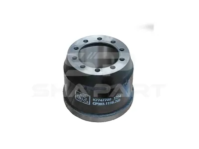 10.33205 Brake drum, D: 300 mm, 10 bores, b: 23 mm, P: 225 mm, d: 190 mm, H: 280 mm, B: 213 mm