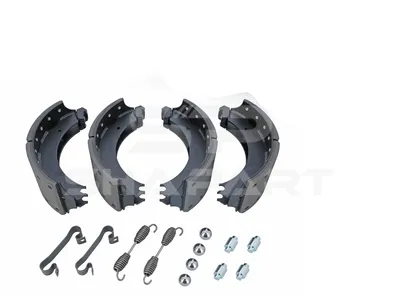 10.33380 Brake shoe kit, with linings, W: 180 mm