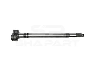 10.33504 Brake camshaft, left, D: 46 mm, L1: 635 mm, L3: 579 mm, 10 teeth