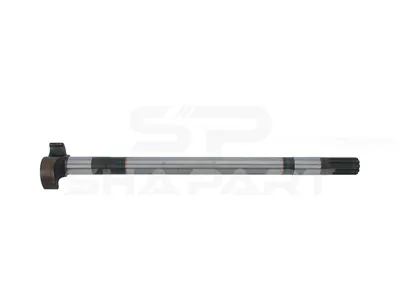 10.33517 Brake camshaft, left, D: 38 mm, L1: 650 mm, L3: 605 mm, 10 teeth