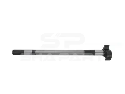 10.33518 Brake camshaft, right, D: 38 mm, L1: 650 mm, L3: 605 mm, 10 teeth