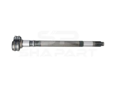 10.33537 Brake camshaft, left, D: 46 mm, L1: 592 mm, L3: 563 mm, 10 teeth