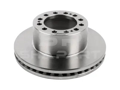 10.34101 Brake disc, D: 375 mm, 12 bores, b: 19 mm, P: 168 mm, d: 131 mm, H: 139.5 mm, S: 45 mm, s: 37 mm