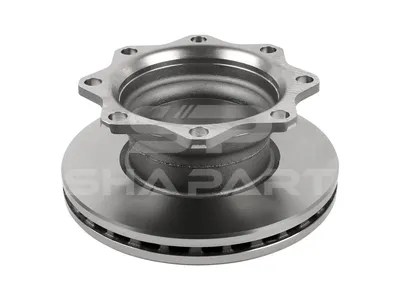 10.34102 Brake disc, D: 377 mm, 8 bores, b: 23 mm, P: 275 mm, d: 169 mm, H: 158 mm, S: 45 mm, s: 37 mm