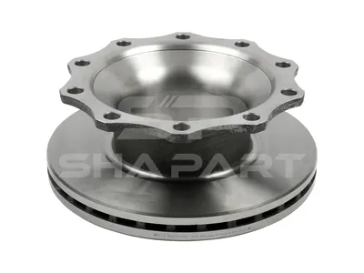 10.34103 Brake disc, D: 430 mm, 10 bores, b: 23 mm, P: 335 mm, d: 190 mm, H: 160 mm, S: 45 mm, s: 37 mm