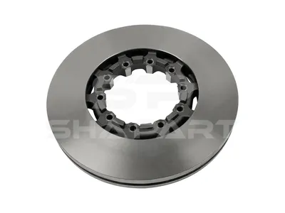 10.34105 Brake disc, D: 430 mm, 10 bores, b: 13.5 mm, P: 190 mm, d: 254 mm, H: 48 mm, S: 45 mm, s: 39 mm