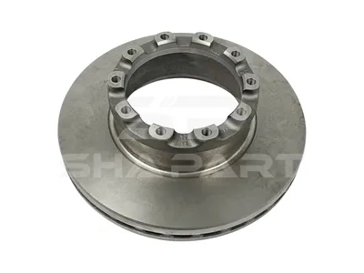 10.34108 Brake disc, D: 430 mm, 10 bores, P: 215 mm, M14 x 1,5, d: 189.2 mm, H: 131 mm, S: 45 mm, s: 37 mm