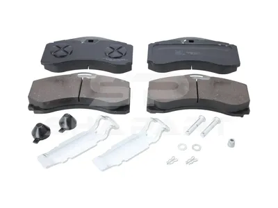 10.34129 Disc brake pad kit, W: 215 mm, S: 30 mm, H: 107 mm
