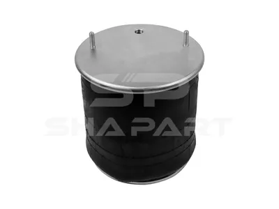 10.36007 Air spring, with steel piston, D: 285 mm, Dmax: 335 mm, M12 x 1,75, M22 x 1,5, L: 400 mm
