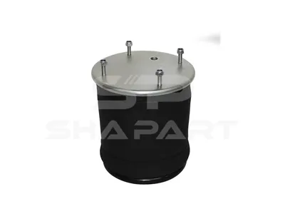 10.36015 Air spring, with steel piston, D: 285 mm, Dmax: 360 mm, M12, M22 x 1,5, L: 420 mm