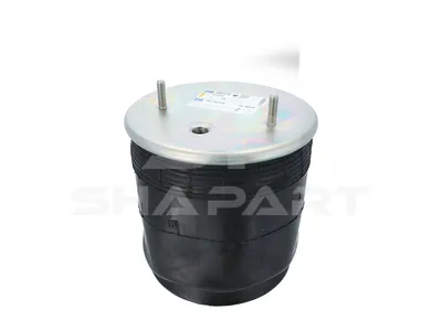 10.36018 Air spring, with plastic piston, D: 260 mm, Dmax: 330 mm, M12 x 1,75, M22 x 1,5, L: 370 mm