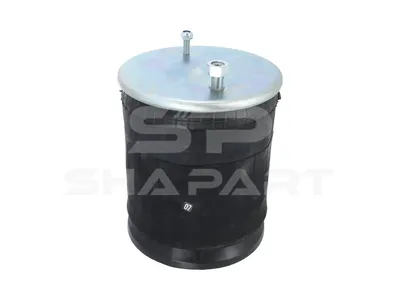 10.36043 Air spring, with plastic piston, D: 259 mm, Dmax: 330 mm, M12, M20, H: 380 mm