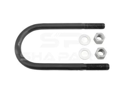 10.36302 U-bolt-kit, M24 x 2, LTh: 75 mm, L: 307 mm, w: 158 mm