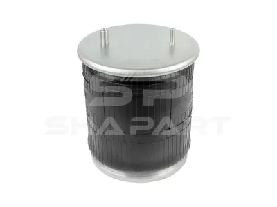 10.46008 Air spring, with aluminium piston, D: 287 mm, Dmax: 330 mm, M12, M20 x 1,5, L: 450 mm