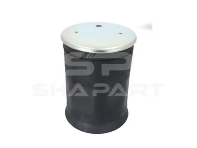 10.56001 Air spring, with plastic piston, D: 259 mm, Dmax: 300 mm, M10, M22 x 1,5, L: 400 mm