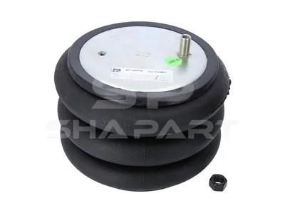 10.96007 Air spring, D: 227 mm, Dmax: 327 mm, 3/8" x 16 UNC, 3/4" x 16 UNF, L: 115 mm