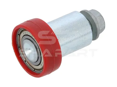 10.98856 Roller, trailer tarpaulin, D1: 24 mm, D2: 16 mm, H1: 8.9 mm, H2: 28 mm