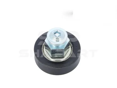 10.98857 Roller, trailer tarpaulin, D: 30 mm, SW: 14, H1: 9.5 mm, H2: 18 mm