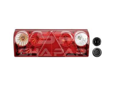 10.99015 Tail lamp, left, L: 420 mm, H: 148 mm, T: 85 mm
