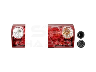 10.99016 Tail lamp, right, L: 420 mm, H: 148 mm, T: 85 mm