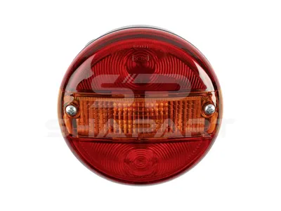 10.99059 Tail lamp, with license plate lamp, P21W, D: 140 mm, R5W, 12/24 V