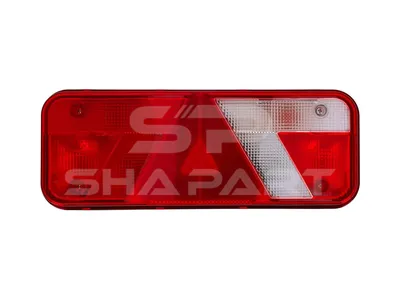 10.99080 Tail lamp, right, L1: 539 mm, L2: 350 mm, H1: 165 mm, H2: 133 mm, T: 80 mm