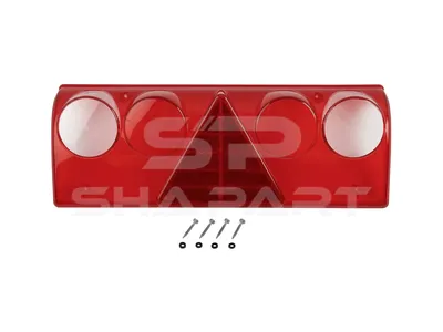 10.99208 Tail lamp glass, L: 426 mm, H: 154 mm