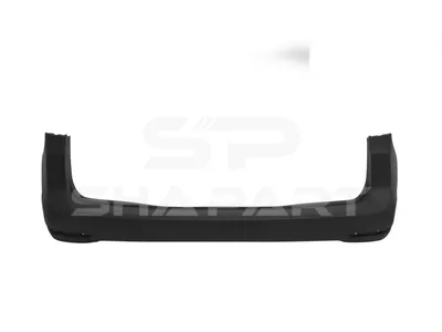 11.00012 Bumper, rear, black