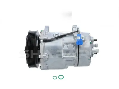 11.25027 Compressor, air conditioning, oil filled, 12 V, 6 PK, DP: 128 mm, 6 grooves