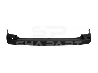 11.71044 Bumper, rear, black