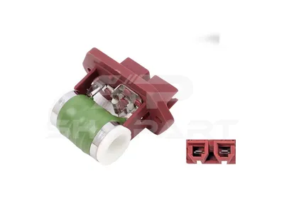 12.19050 Resistor, fan, 12 V, 2 poles
