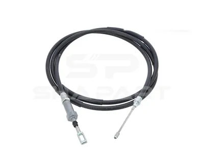 12.47020 Control wire, parking brake, right, L1: 2490 mm, L2: 2715 mm