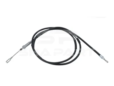 12.47021 Control wire, parking brake, left, L1: 2452 mm, L2: 2677 mm
