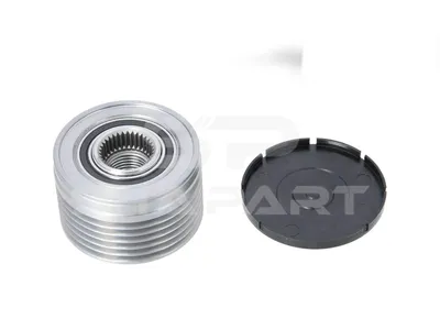 12.72051 Pulley, alternator, d: 17 mm, D: 54.5 mm, 6 PK, W: 35 mm