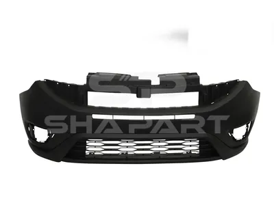 12.81981 Bumper, front, black