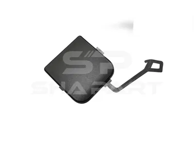 12.82118 Cover, towing eye, rear, black