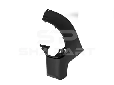 12.82232 Bumper corner, rear, left, black