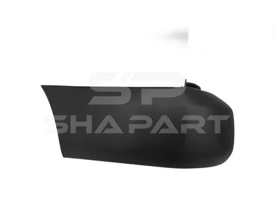 12.82246 Bumper corner, rear, left, black