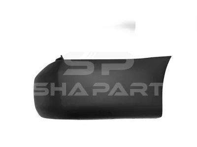 12.82247 Bumper corner, rear, right, black