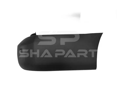12.82253 Bumper corner, rear, right, black
