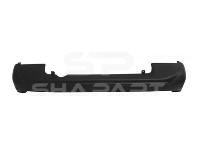 12.82257 Bumper, rear, black